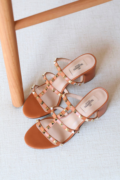 Valentino Garavani Rockstud Cage Sandals