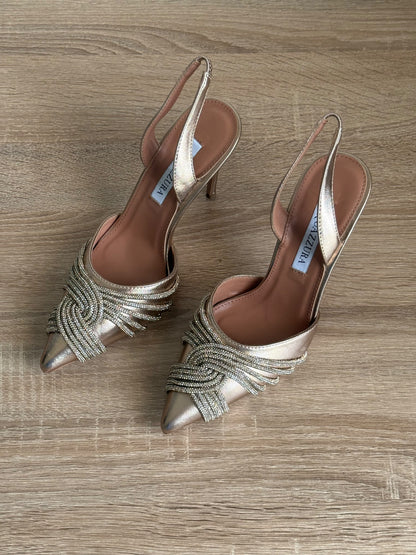 Aquazzura Gatsby slingback pumps