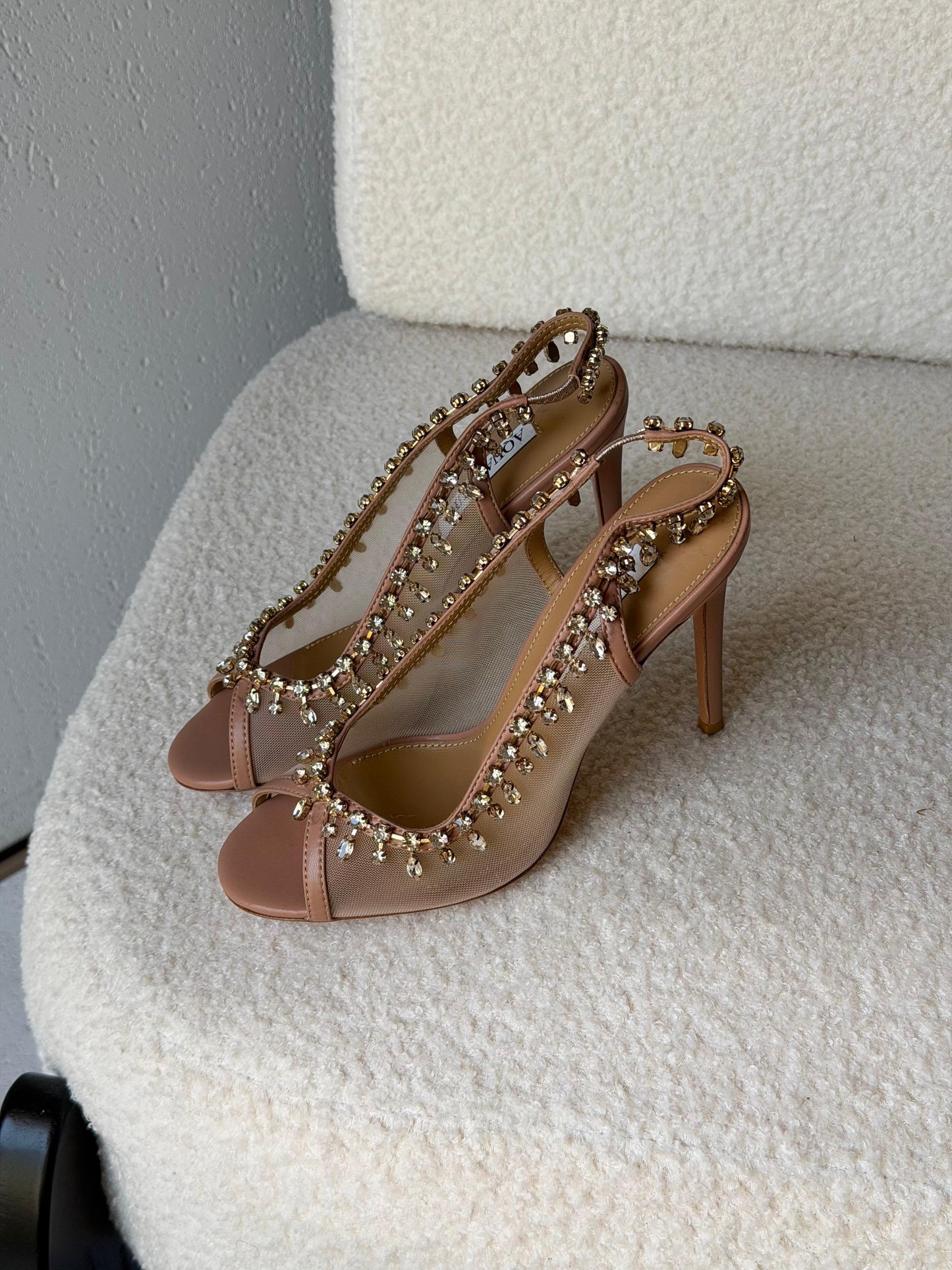 Aquazzura Temptation Crystal Sandals