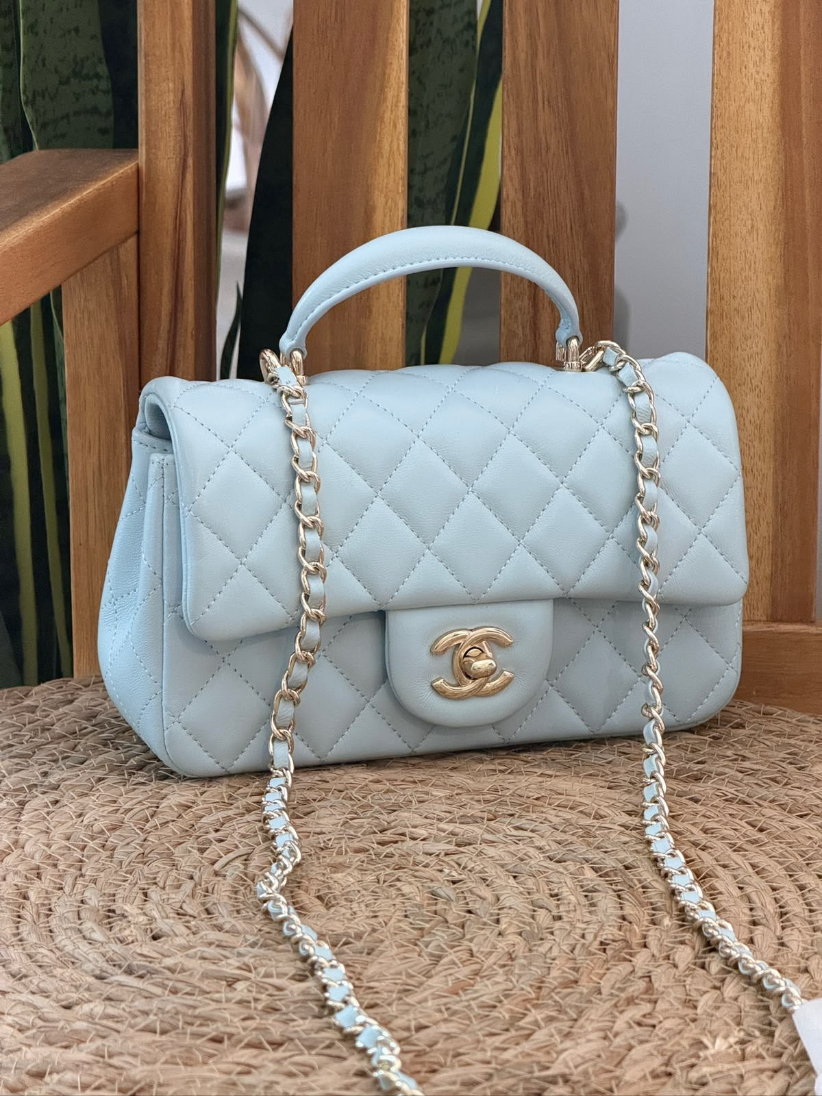 Chanel flap top handle 20 CM