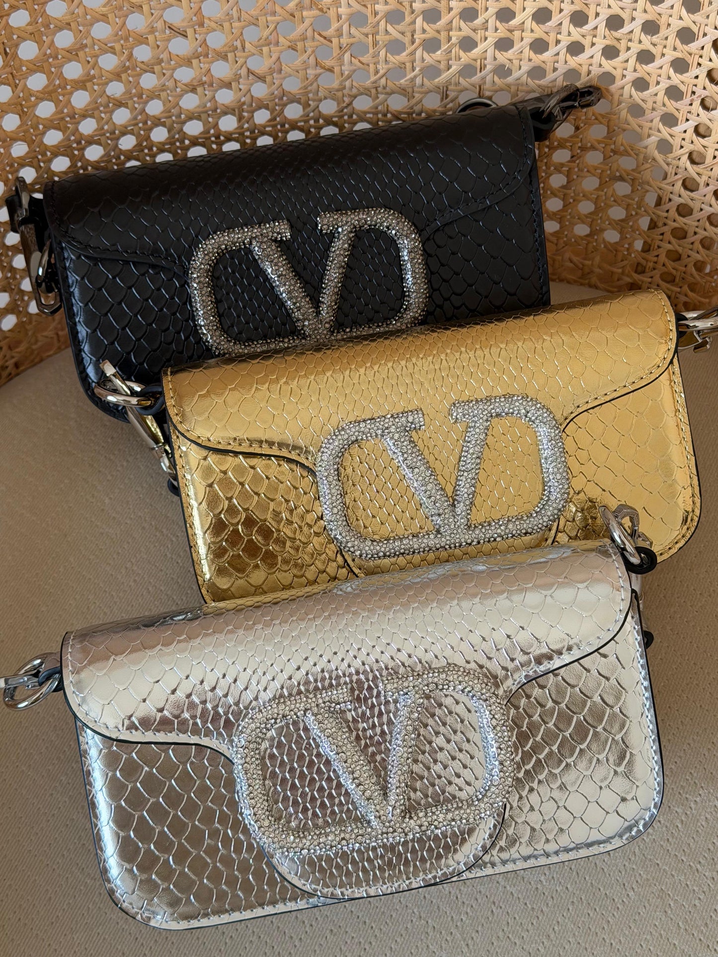 Valentino snake 🐍 leather 21 CM