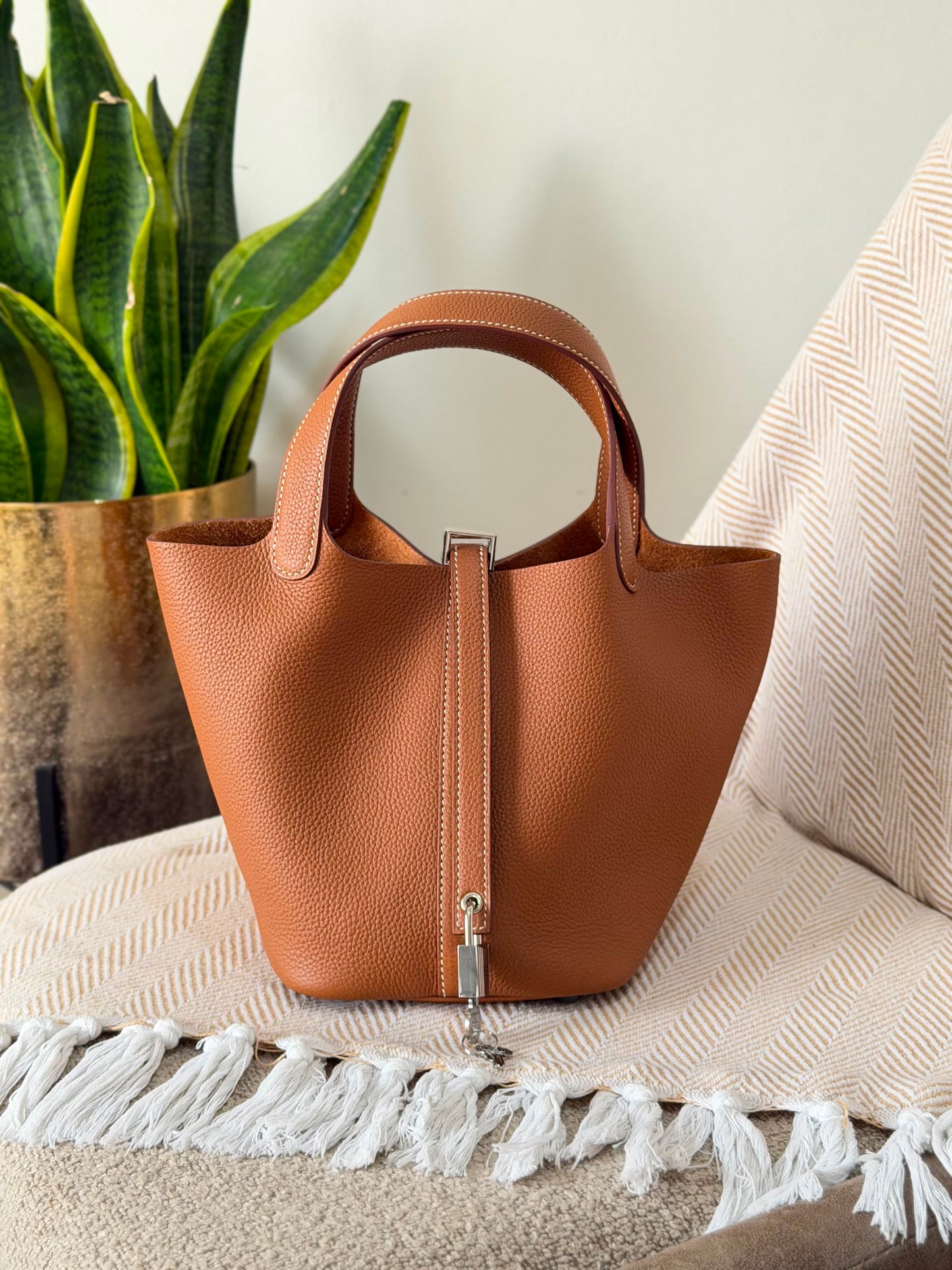 HERMES picotin 18 CM full handmade