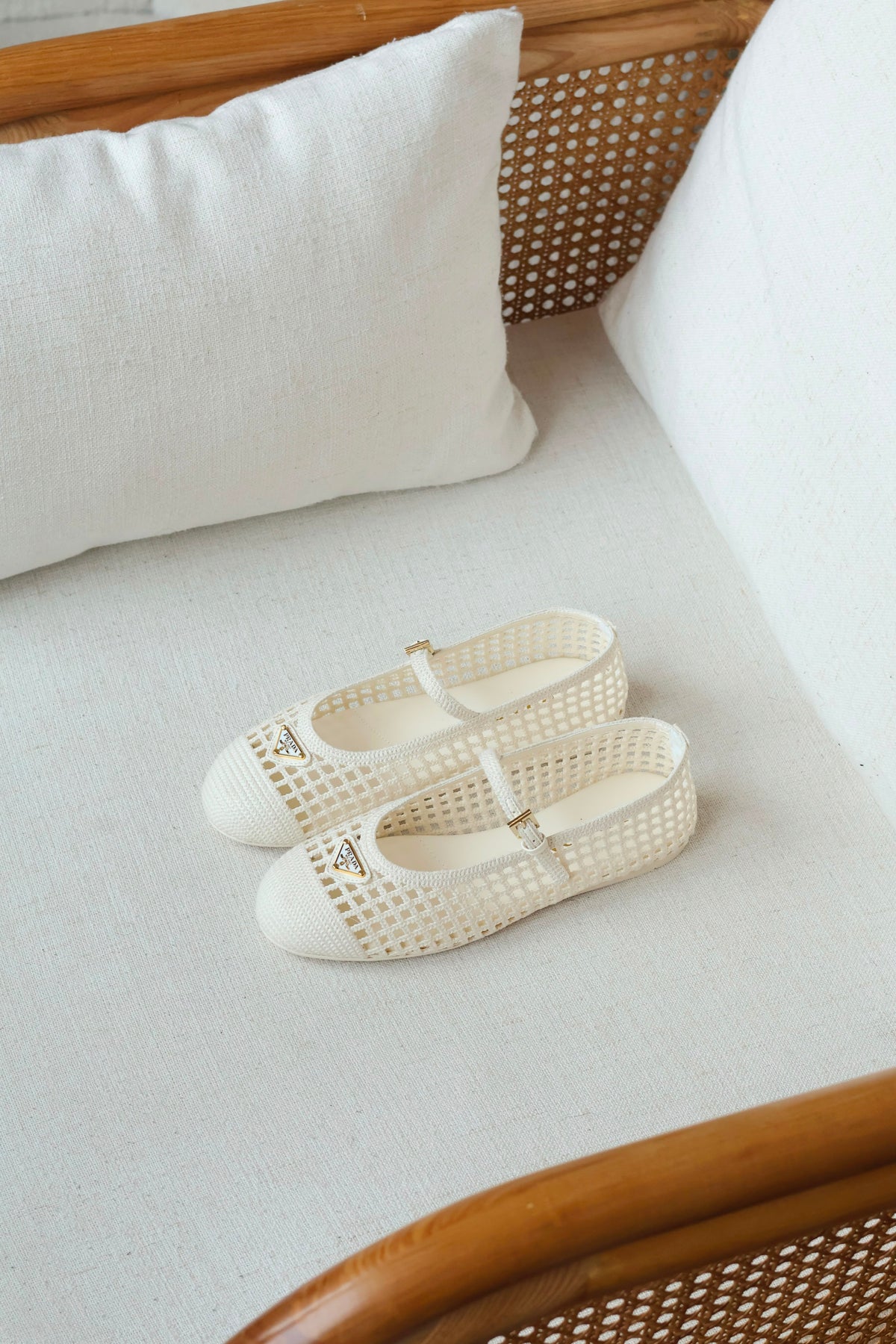 Prada ballerinas feature