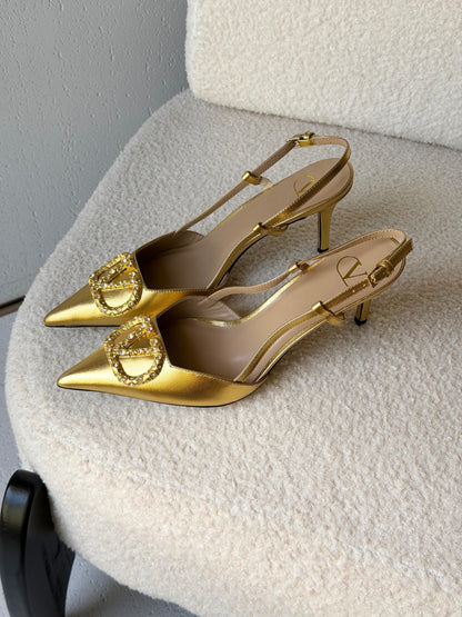 Valentino Garavani VLogo Signature Slingback Pumps