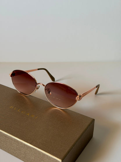 BVLGARI oval sunglasses