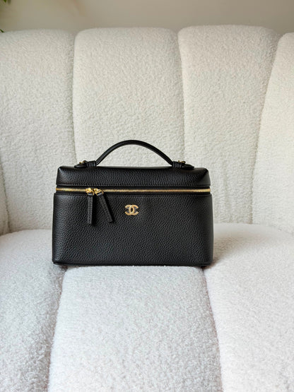 calfskin Chanel vanity case top handle 23 CM