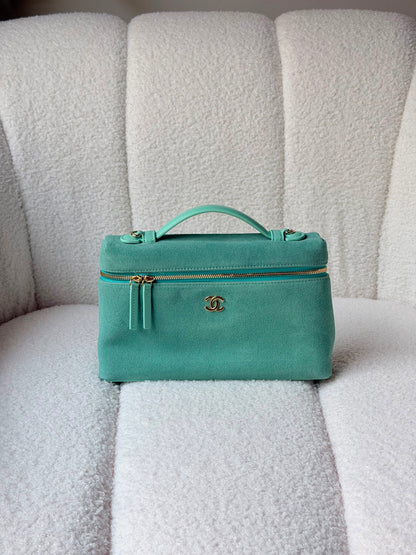 calfskin Chanel vanity case top handle 23 CM