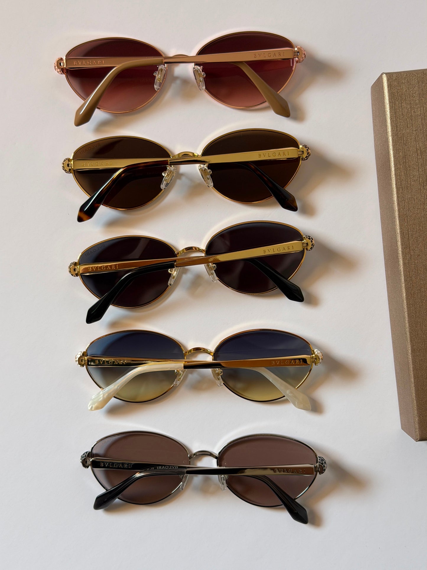 BVLGARI oval sunglasses
