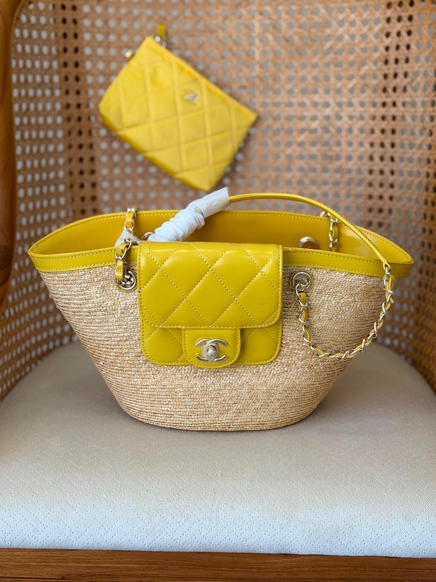 Chanel beach bag