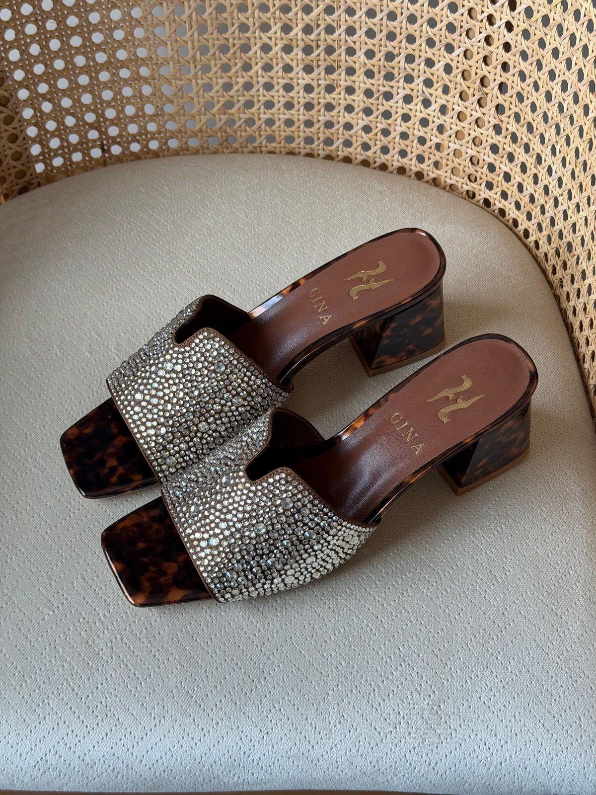 FLORENCE' Mules in Louis Leather by GINA