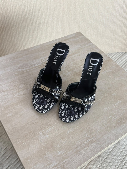 Dior high-heel mules