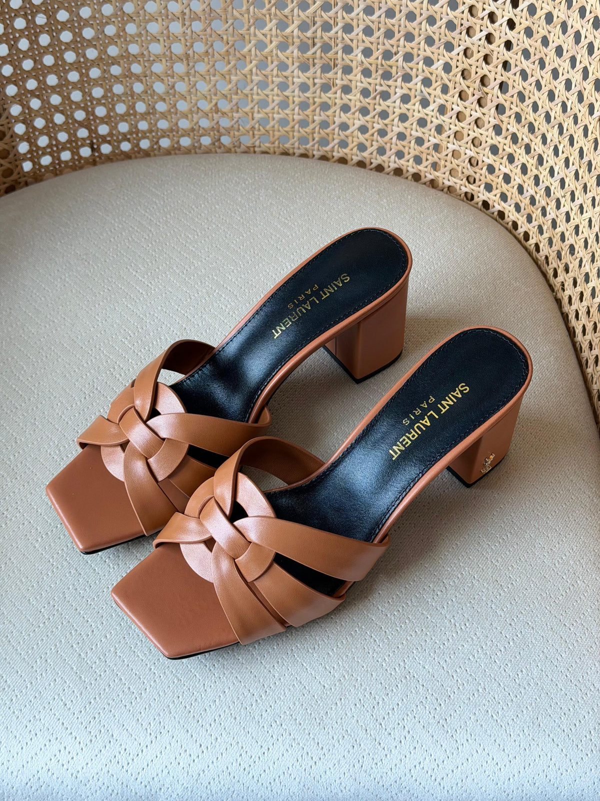 Saint Laurent Tribute mules