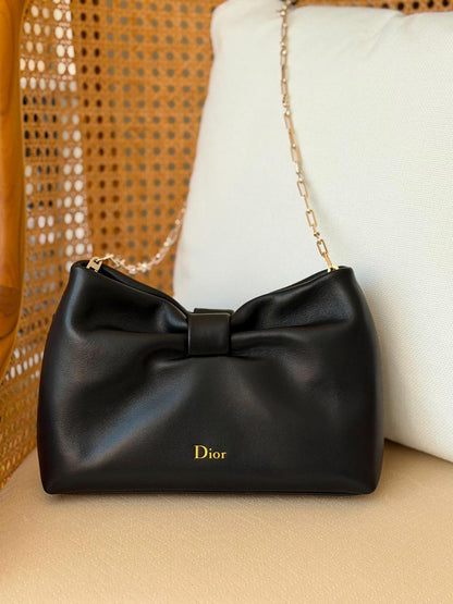 Dior Loubi Bow Soft Leather Clutch Bag – Available in 4 Stunning Colors