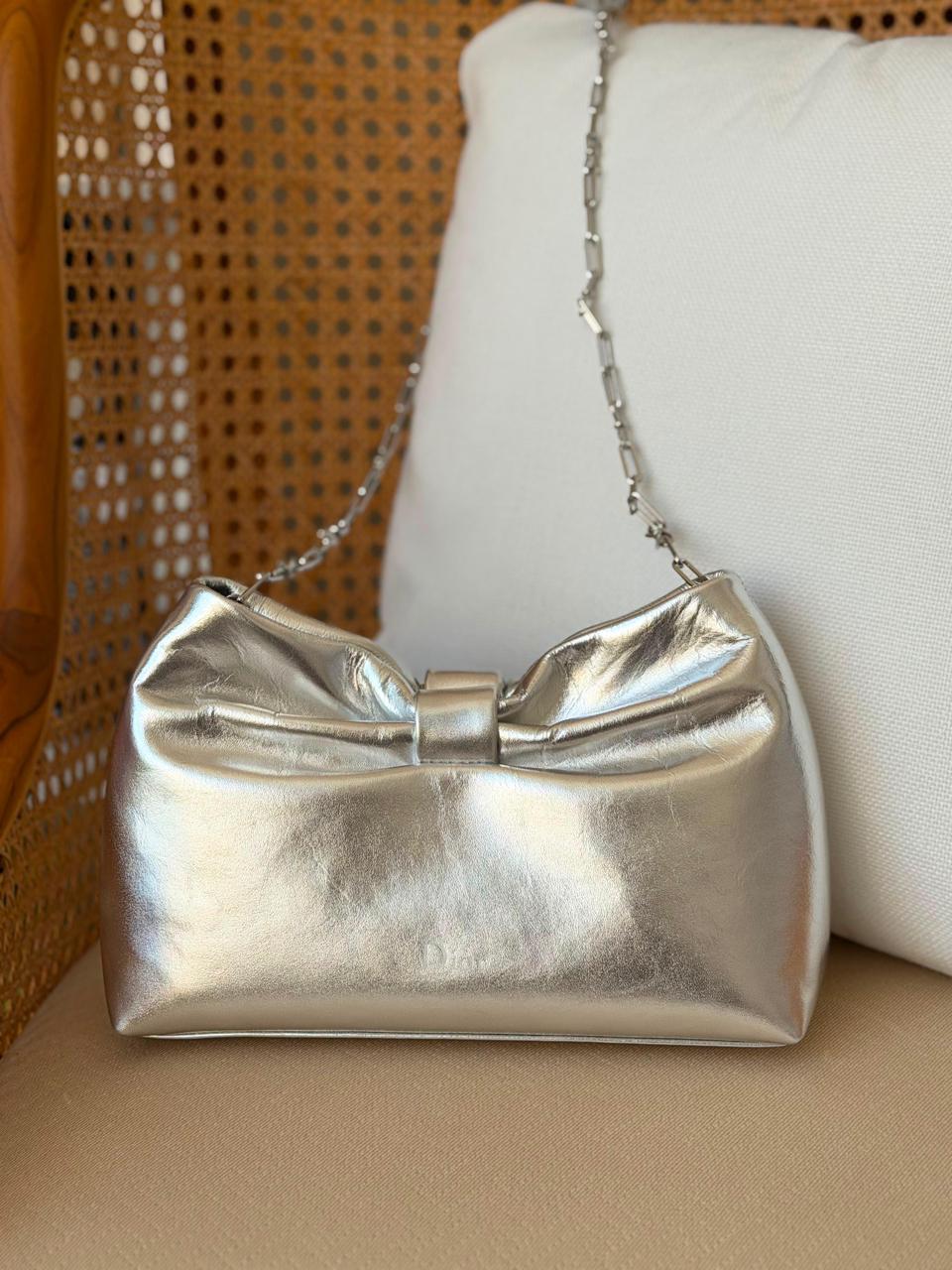 Dior Loubi Bow Soft Leather Clutch Bag – Available in 4 Stunning Colors