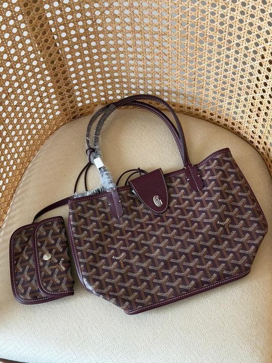 Goyardine Canvas St. Louis Flap Tote Bag – Available in 7 Colors
