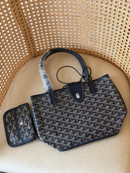 Goyardine Canvas St. Louis Flap Tote Bag – Available in 7 Colors