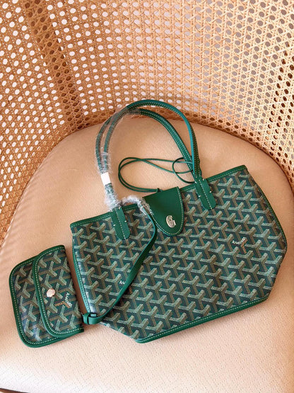 Goyardine Canvas St. Louis Flap Tote Bag – Available in 7 Colors