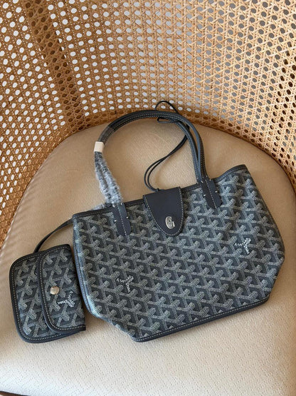 Goyardine Canvas St. Louis Flap Tote Bag – Available in 7 Colors