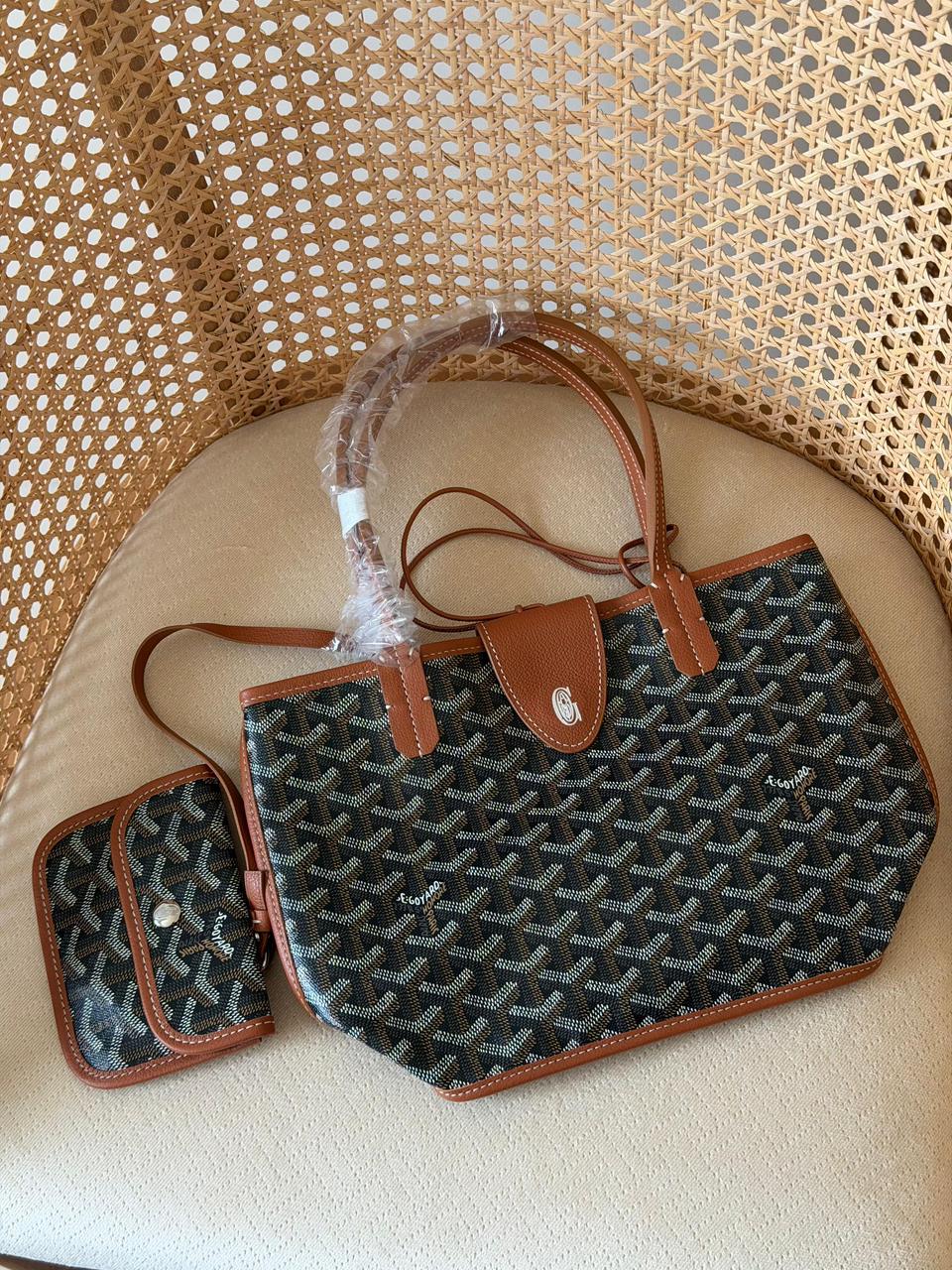 Goyardine Canvas St. Louis Flap Tote Bag – Available in 7 Colors