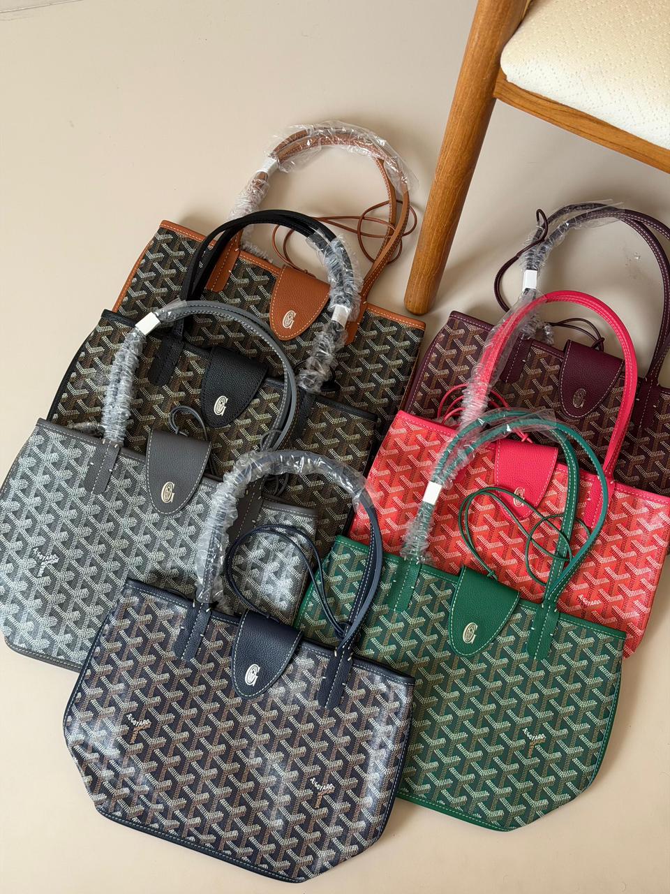 Goyardine Canvas St. Louis Flap Tote Bag – Available in 7 Colors