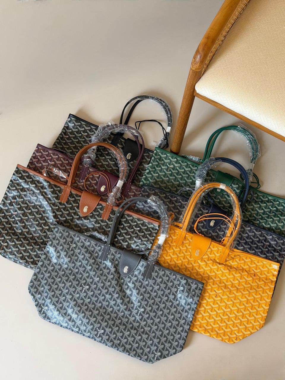 Goyardine Canvas St. Louis Flap Tote Bag – Premium Multi-Color Collection