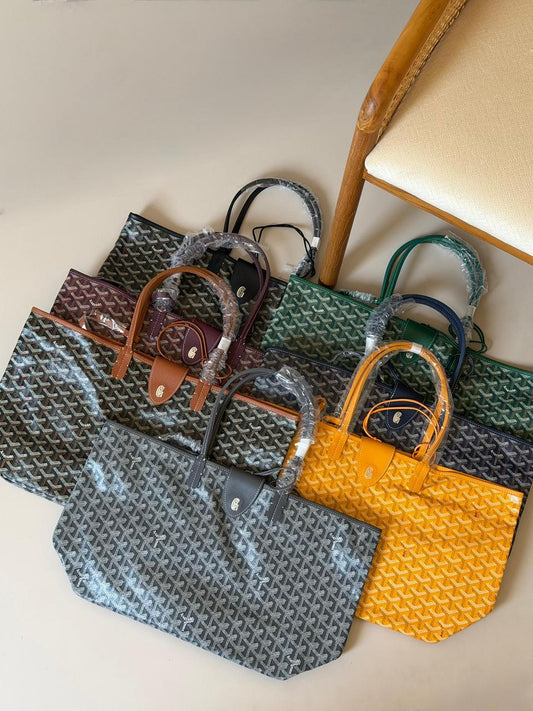 Goyardine Canvas St. Louis Flap Tote Bag – Premium Multi-Color Collection