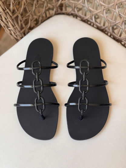 Hermès Aloha Chaine d'Ancre Jelly Sandals – Premium Waterproof Summer Slide Collection